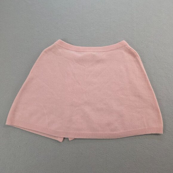 Nordstrom 100% Cashmere Cape Cardigan Light Pink Soft Ribbed PETITE XS - Picture 3 of 8